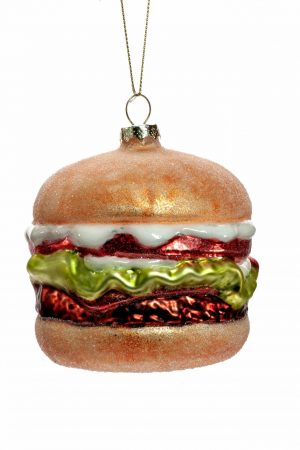 Brown Burger Ornament
