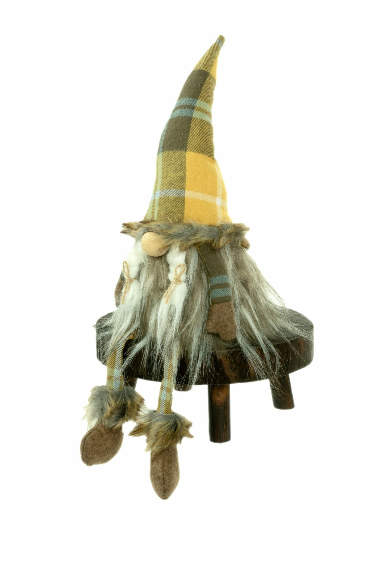 Yellow Sitting Boy Gnome - Image 2