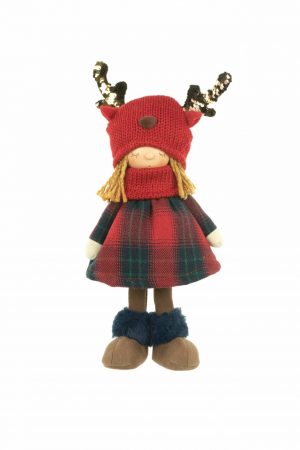 Red Standing Girl Doll