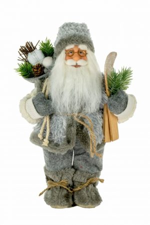 Grey Winter Santa Claus