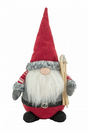 Red Plump Santa Claus Gnome