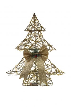 Brown Christmas Tree LED Decoration