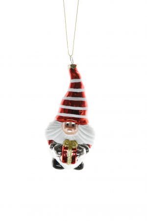 Red Hanging Christmas Gnome Ornament