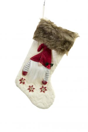 White Hanging Stocking