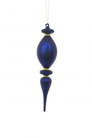 Royal Blue Hanging Finial Ornament