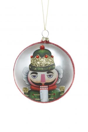 Green Hanging Flat Drop Ornament