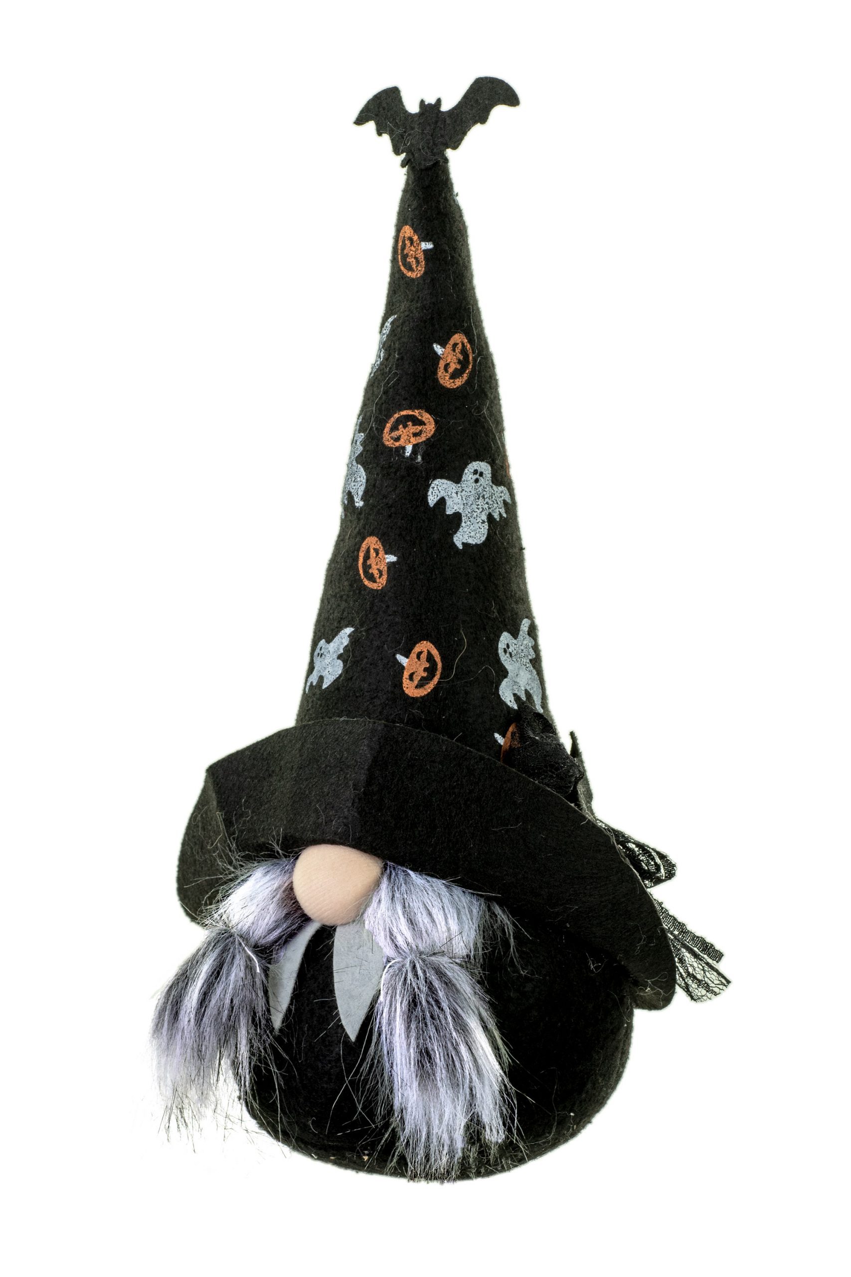 Black Standing Girl Witch Gnome