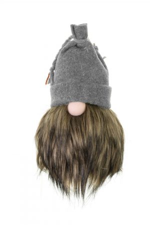 Grey Sitting Beanie Gnome