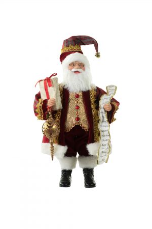 Red Standing Fancy Santa Claus