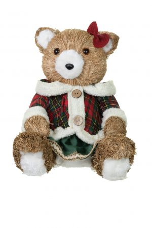 Green Sitting Madam Bear