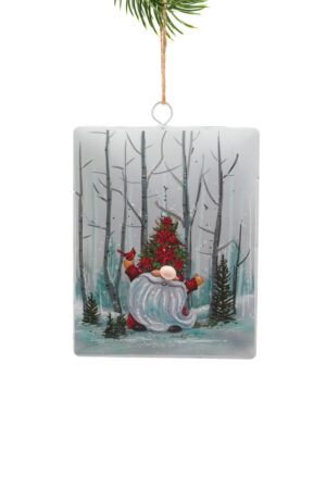 White Iron Hanging Canvas Ornament of Gnomish Masterpiece