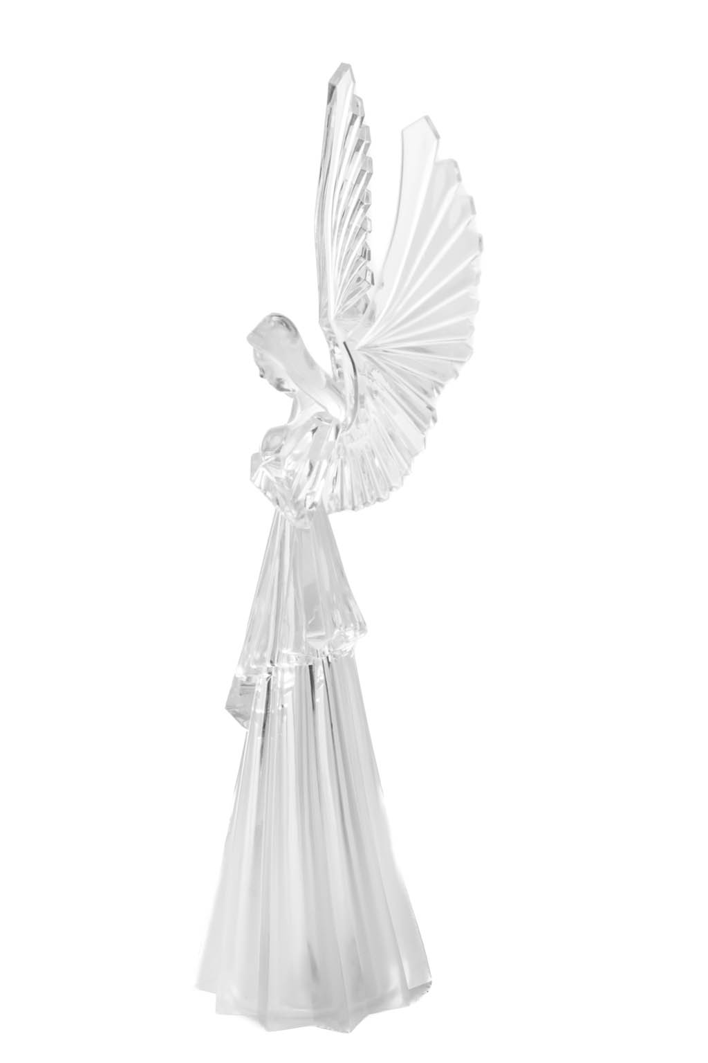 Clear Angel Color Change LED Figure in All inclusive Hue - Image 3