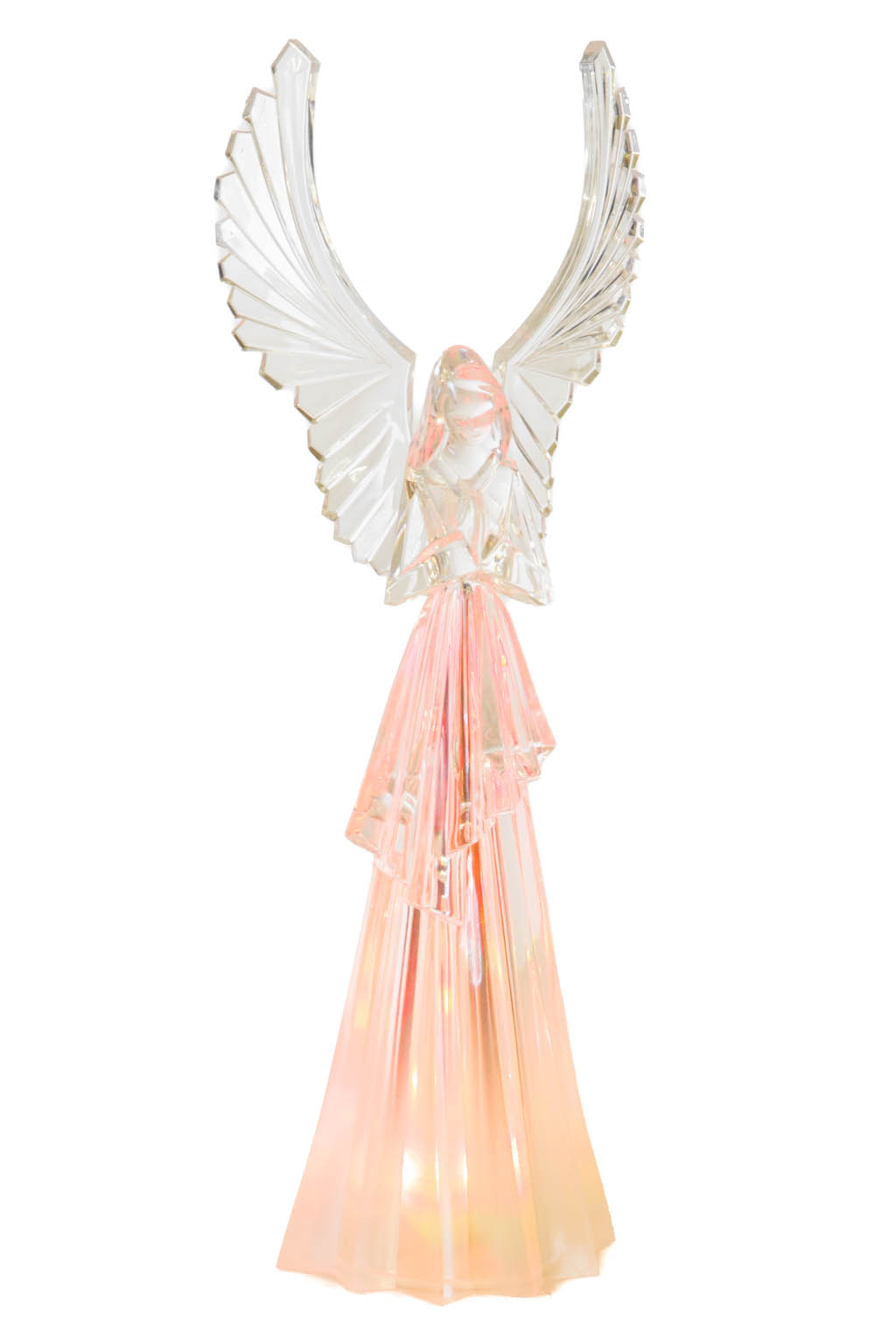 Clear Angel Color Change LED Figure in All inclusive Hue - Image 8