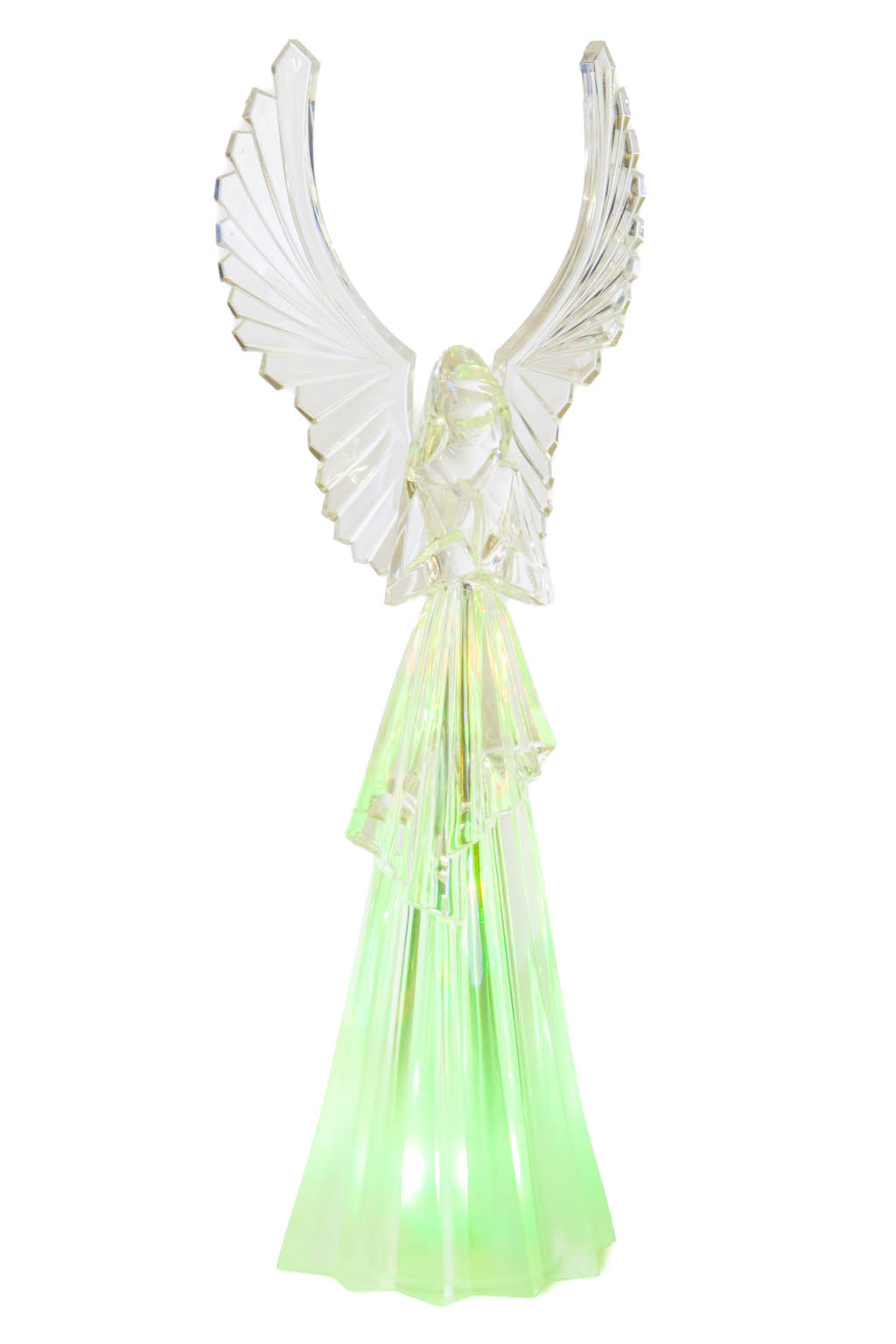 Clear Angel Color Change LED Figure in All inclusive Hue - Image 10