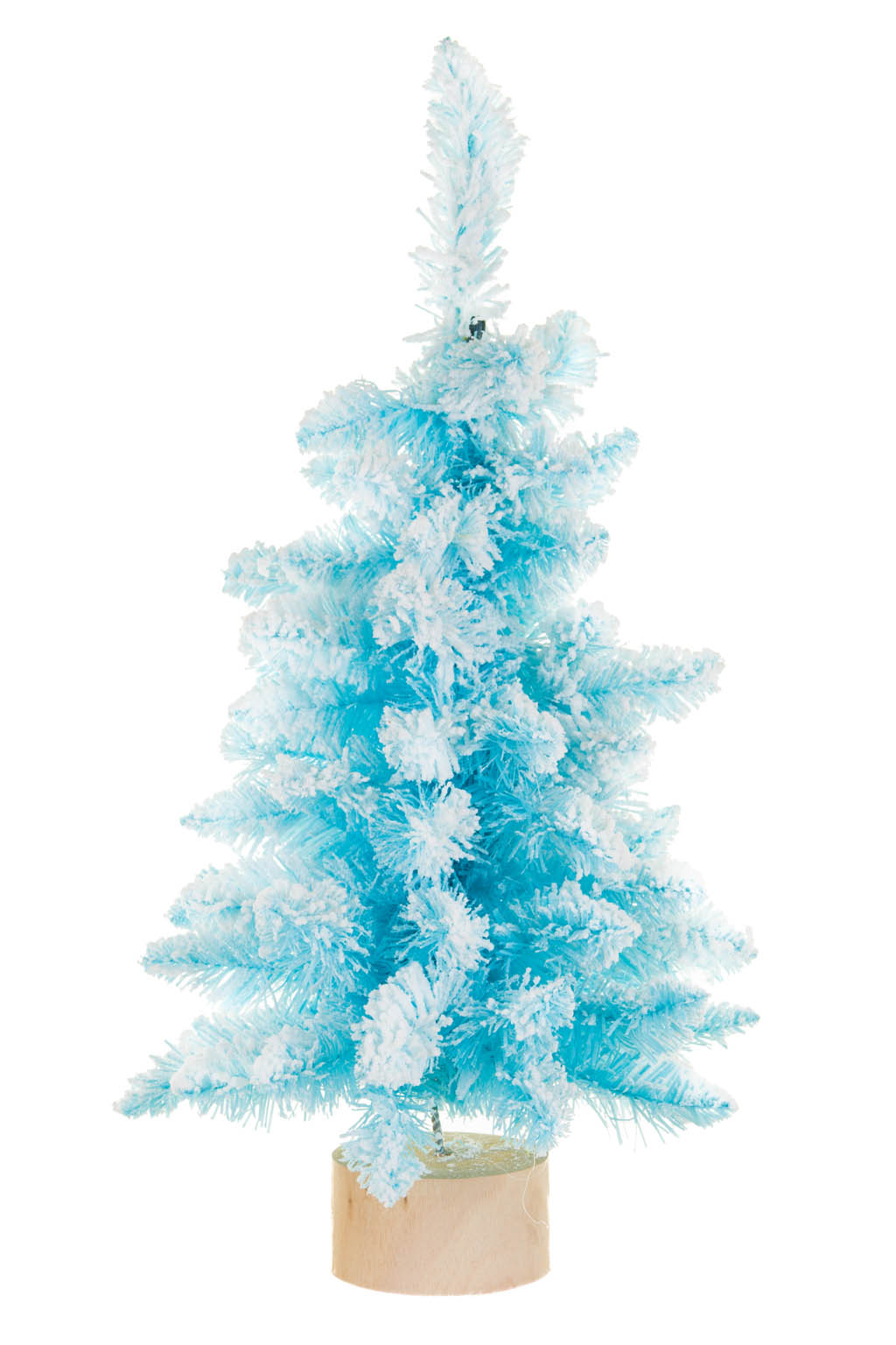 Blue and White Frosty Christmas Tree - Image 2