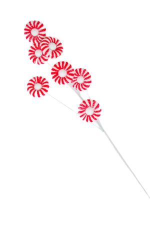 Red and White Tree Pick with Adjustable Wiring