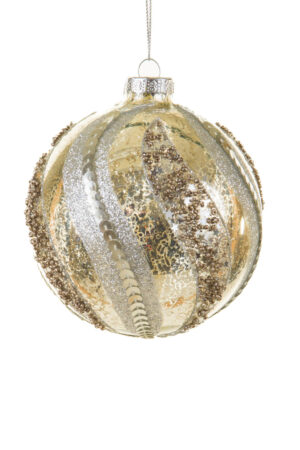 Extravagant Hangable Silver Baubles