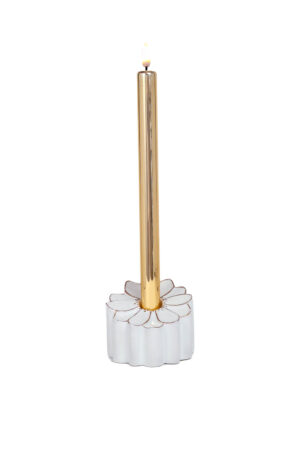 Beautiful Gold and White Candle Illuminated Display