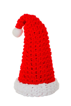 Red and White Squishy Hat Tree Topper