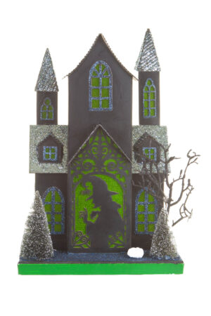 Black and Green LED Haunted House