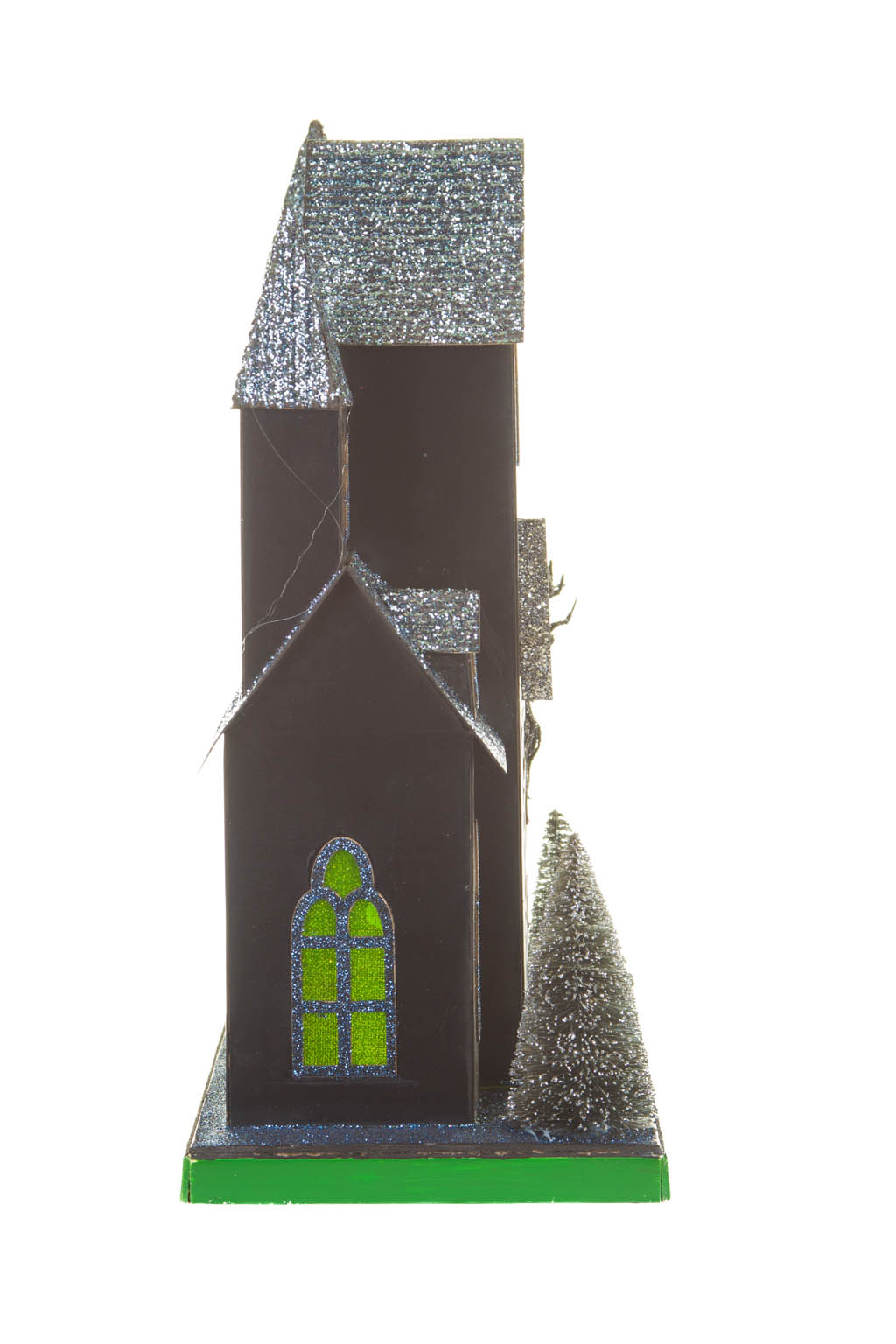 Black and Green LED Haunted House - Image 4