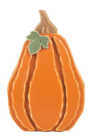Orange Wooden Pumpkin Standee