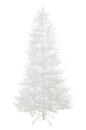 White Flocked Flocked Color Change LED Christmas Tree