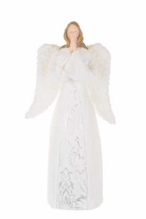 White LED Praying Angel