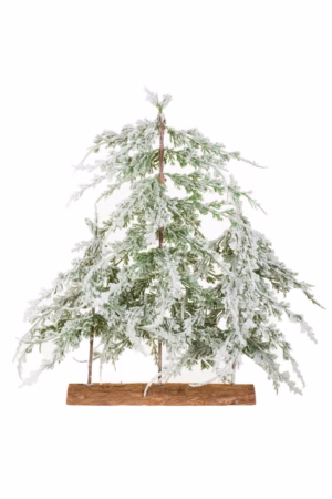 White Norway Spruce Trio Table Top Trees