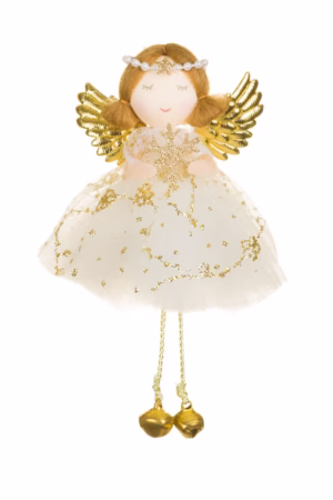 Hanging White Angel Girl Doll