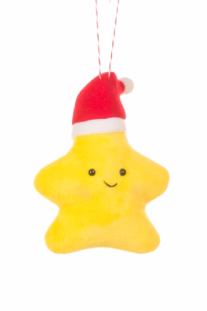 Yellow Lil' Star Ornament