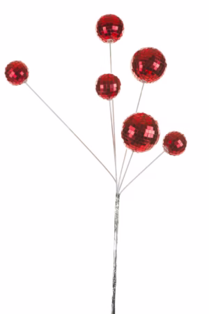 Red Disco Ball Tre Pick