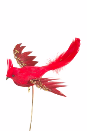 Clip-On Red Cardinal Ornament