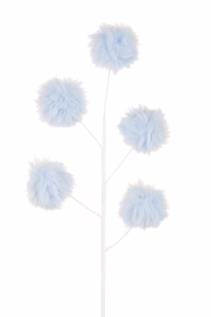 Pastel Blue Bulb Tree Pick