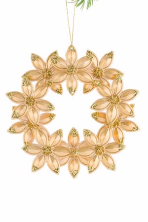 Gold Wreath Ornament