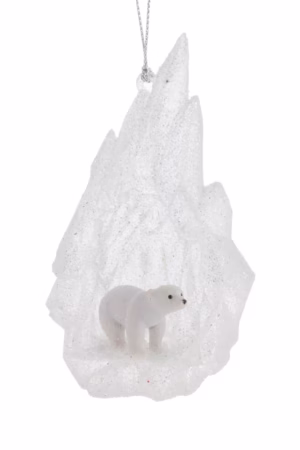 White Polar Bear Ornament
