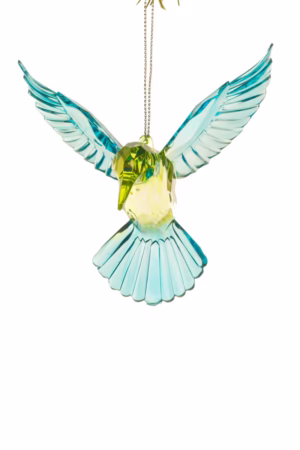 Green Hummingbird Ornament