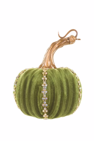 Forest Green Pumpkin Accent