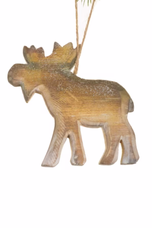 Umber Moose Ornament