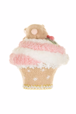 Pink Mouse Cake Doll