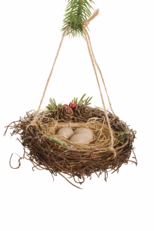 Brown Nest Ornament