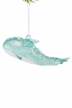 Sea Green Orca Ornament
