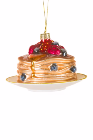 Hangable Umber Pancakes Ornament