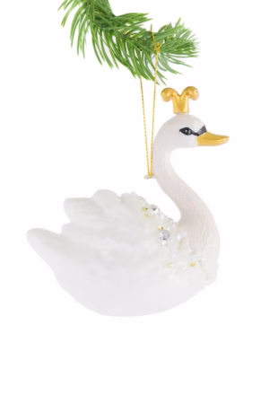 White Swan Ornament