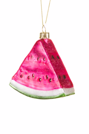Hot Pink Watermelon Ornament
