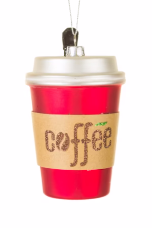 Red Coffee To Go Ornament
