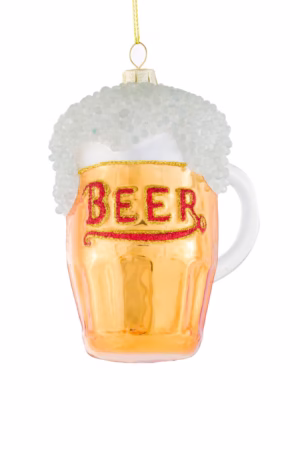Gold Beer Mug Ornament