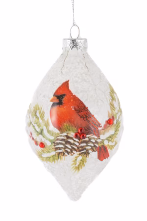 White Finial Ornament