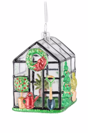 Gold Greenhouse Ornament