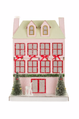 Pastel Pink Illuminated Apartment